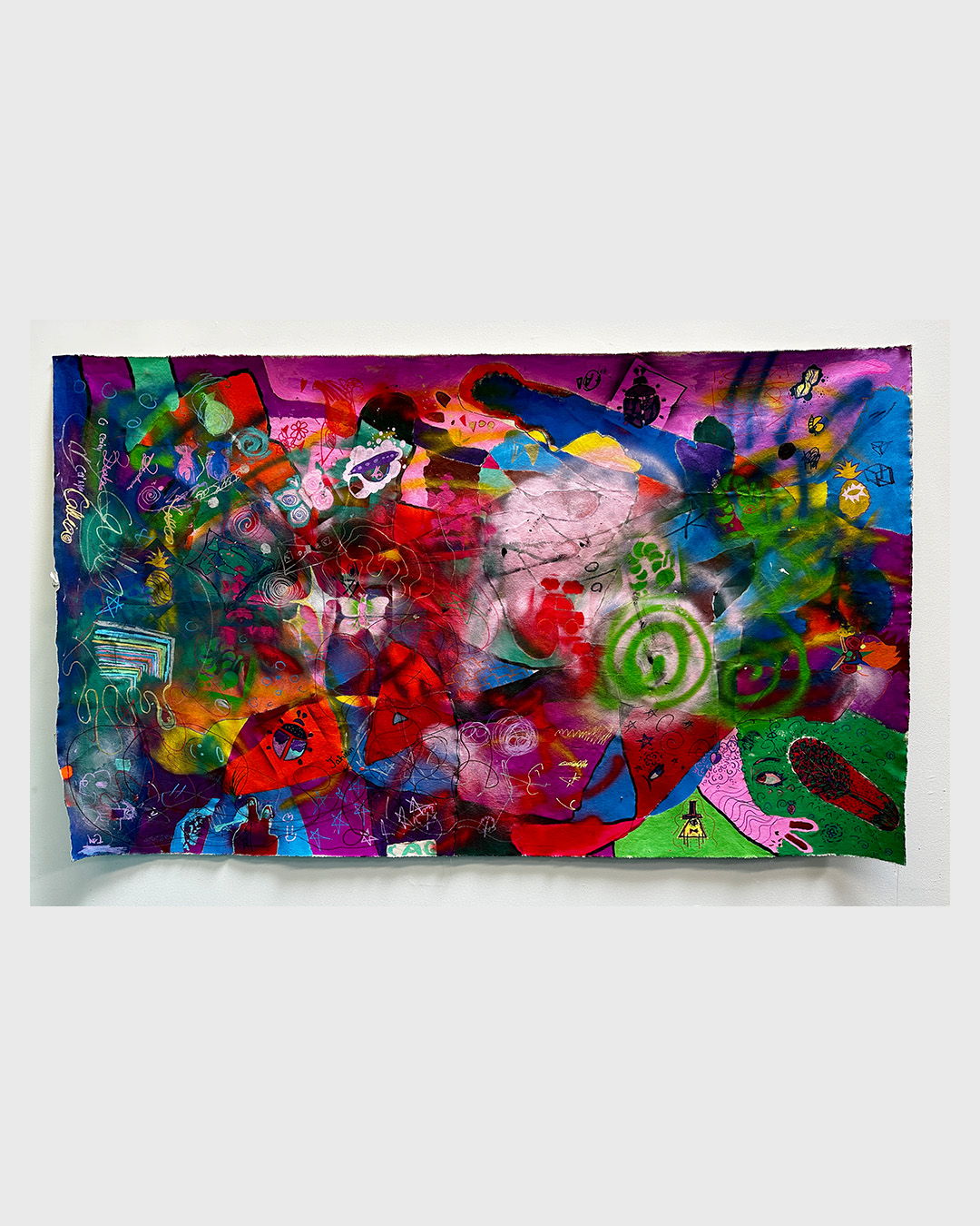 We Are Here SkyWAY Collaborative Painting